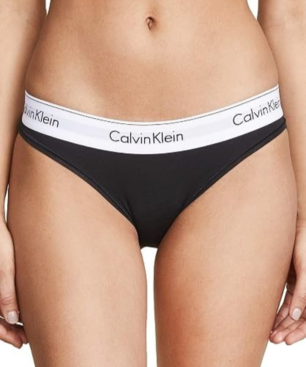 NWT Calvin Klein Women's Black Bikini Size Small Cotton Blend F3787